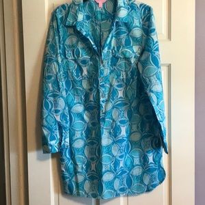 Lilly Pulitzer long sleeve tunic. Size large